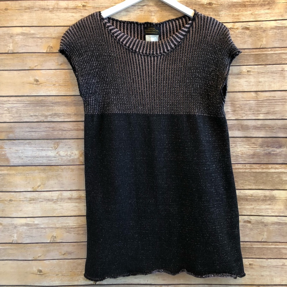 Linda Lundstrom Sleeveless Tunic Sweater Size 10/12